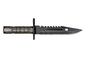 Штык-нож M9 Черный глянец CS:GO