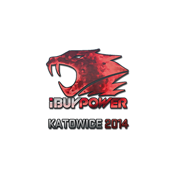наклейка iBUYPOWER Holo Katowice 2014 в кс го