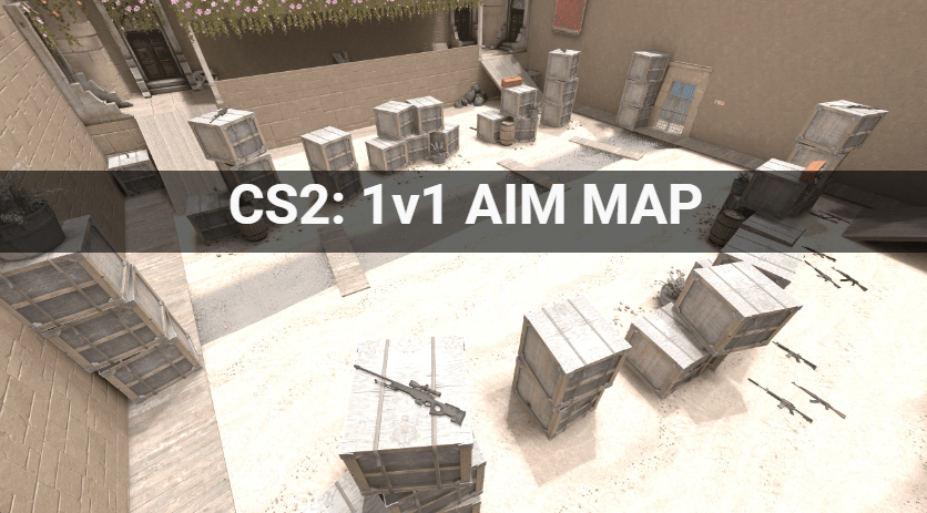 Карта CS2: 1v1 AIM MAP в КС 2