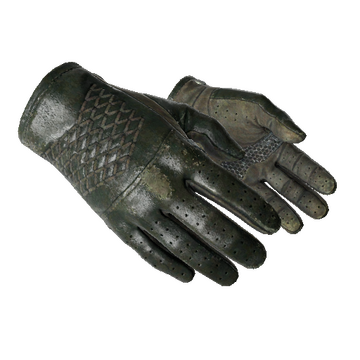 Водительские перчатки Гоночный зеленый CS2